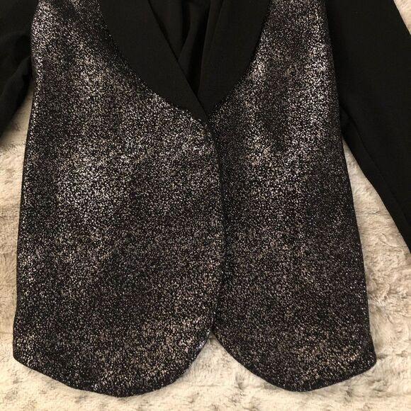 : : Formal Glitter Metallic Crop Jacket : : - Picture 10 of 14